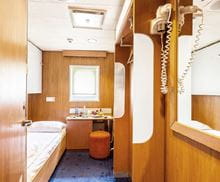 2 berth cabin with a window